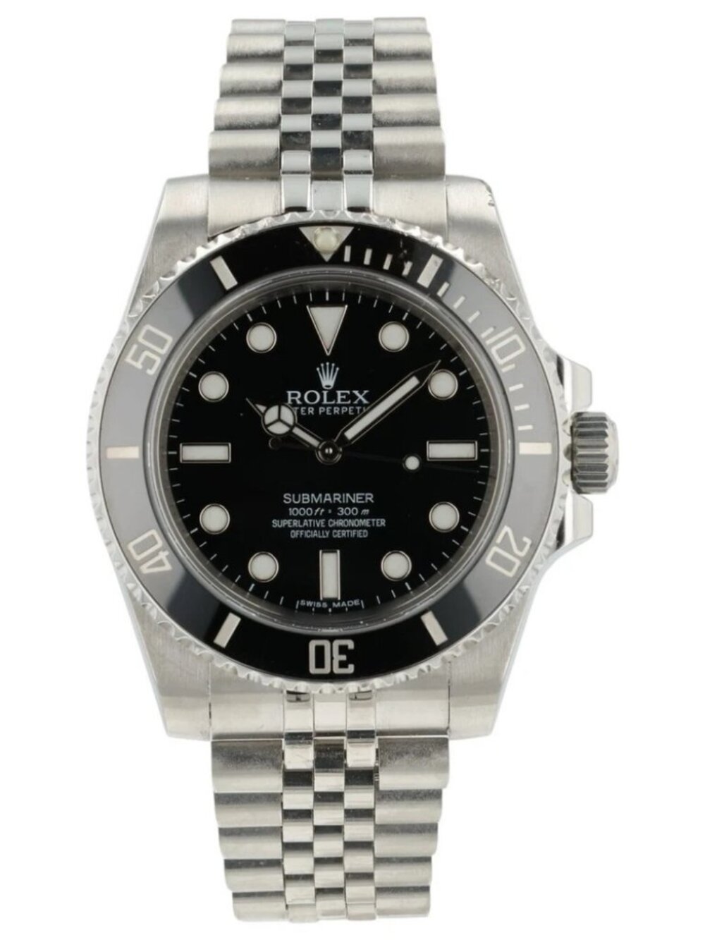 Rolex Submariner Black Dial Stainless Steel 40mm Automatic Men’s Watch 114060